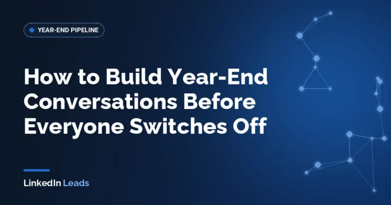 How to Build Year-End Conversations Before Everyone Switches Off