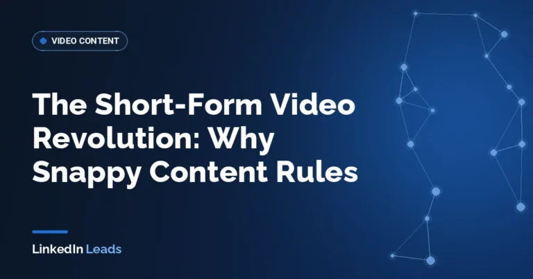 The Short-Form Video Revolution: Why Snappy Content Rules in 2025